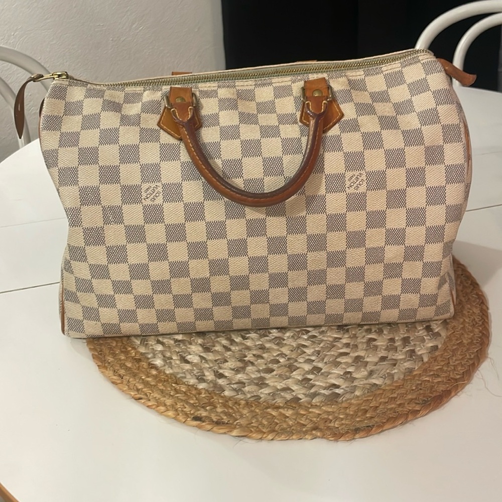 Louis Vuitton Speedy 35 Damier Azur